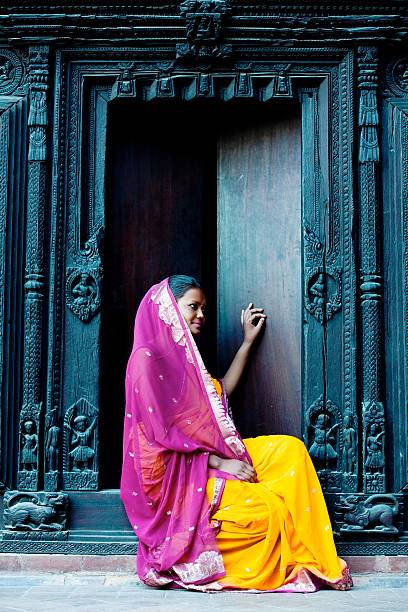 istock beatiful Nepalese woman 117147593