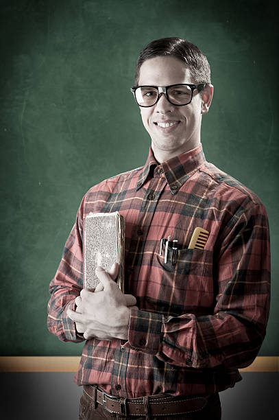 Classic Nerd stock photo