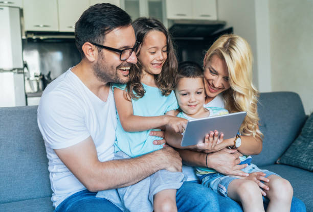 istock Family with digital tablet 1171476896