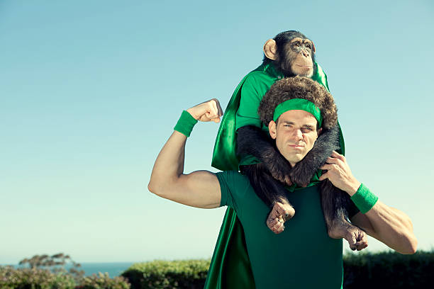 чемпионов окружающей среды - superhero humor men cape стоковые фото и изображения