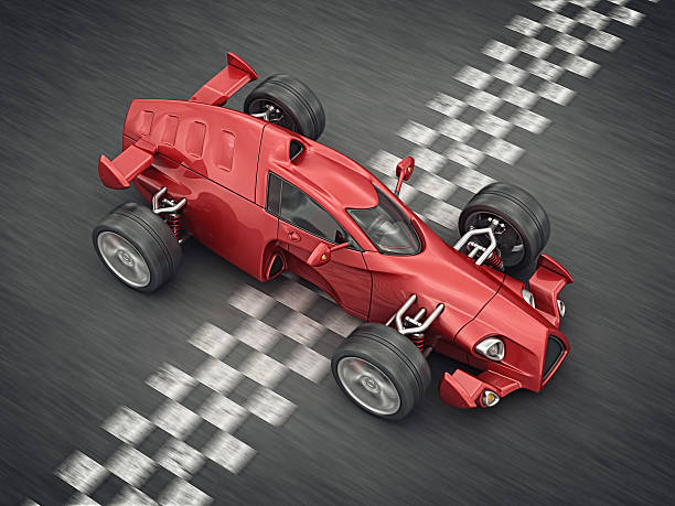 istock race car on finish line 117147992