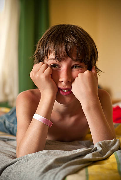 istock Watching TV on summer vacation 117148107