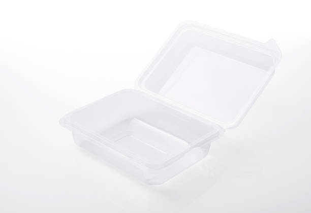 istock Plastic food box package isolated on white background. 1171483671