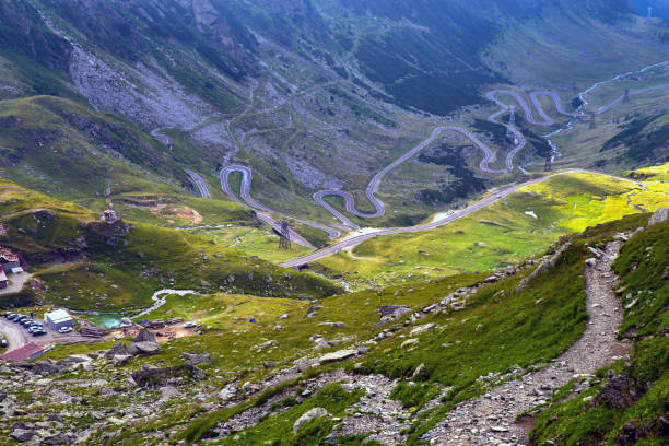istock Foot path and road in Fagaras Mountains 1171483820