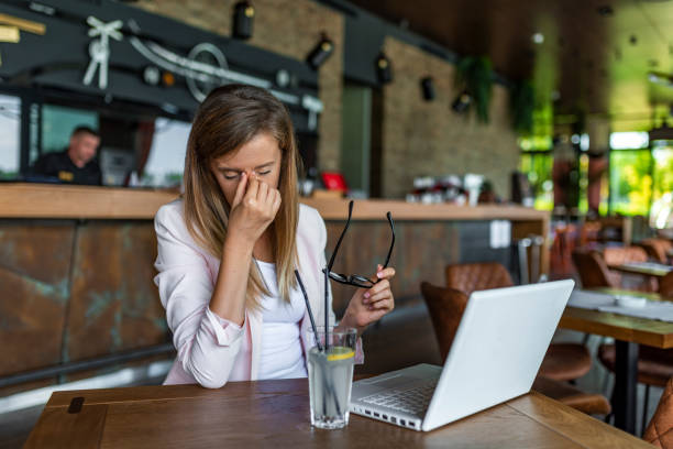 istock Young tired working woman 1171485792
