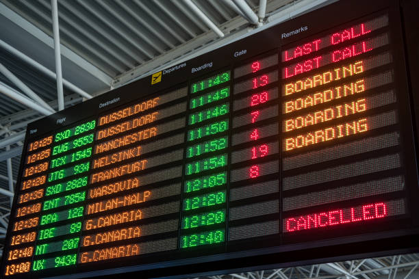 istock Airport departure board 1171489736