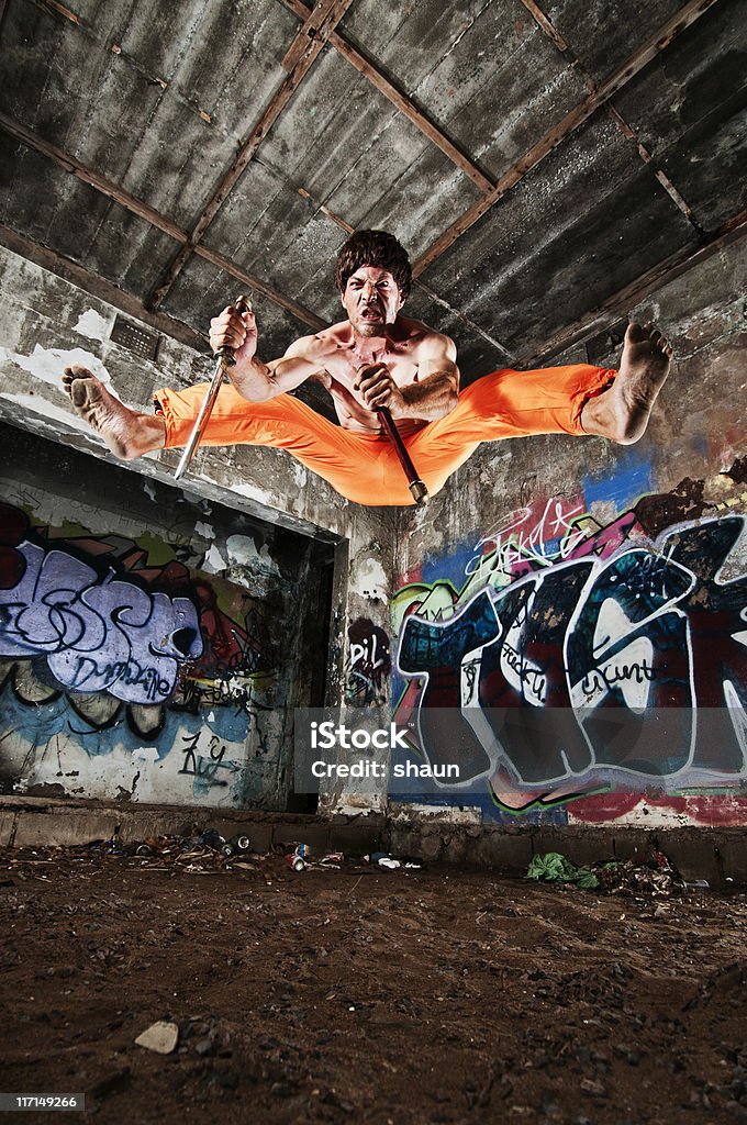 Ninja en formación - Foto de stock de Abrise de piernas libre de derechos