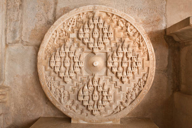 istock Bas-relief in Ranakpur Jain temple in Rajasthan state, India 1171493946