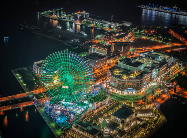 istock Night view seen from the Yokohama Landmark Tower 1171498326