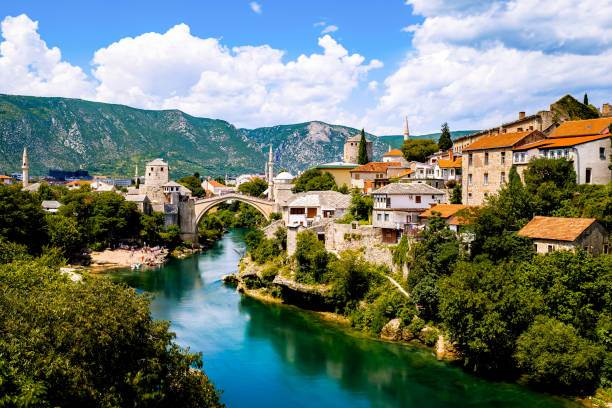 istock The beautiful old bridge of Mostar 1171500816