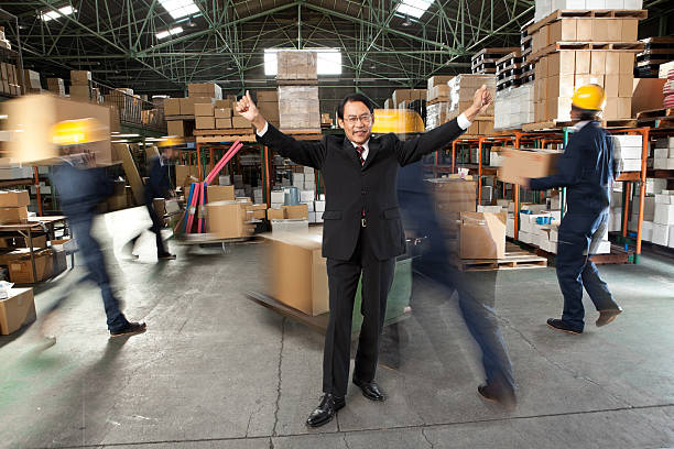 istock Japanese Businessman and worker 117150217