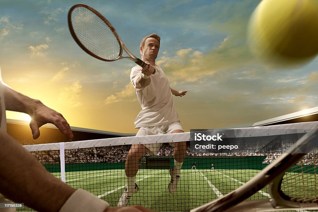 Jugadores de tenis - Foto de stock de Tenis libre de derechos