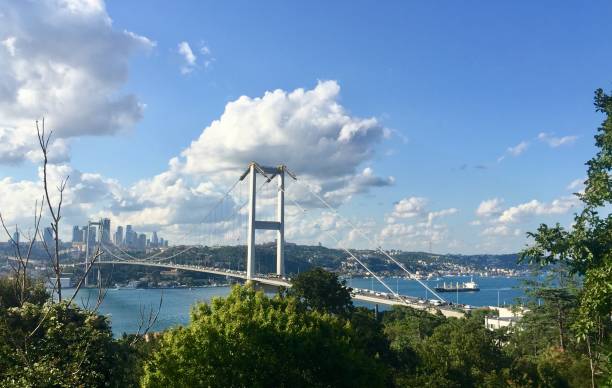 istock Istanbul bosphorus at sunny day with clouds 1171505242