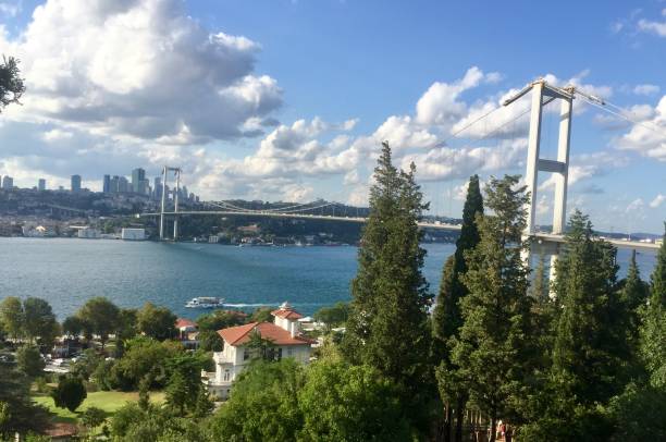 istock Istanbul bosphorus at sunny day with clouds 1171505321
