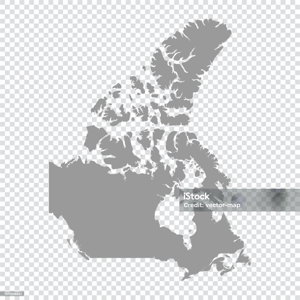 Canada Map Stock Vector Illustration Stock Illustration - Download