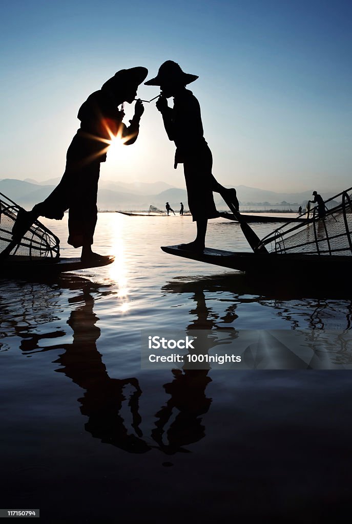 Pescatori, Myanmar - Foto stock royalty-free di Persone