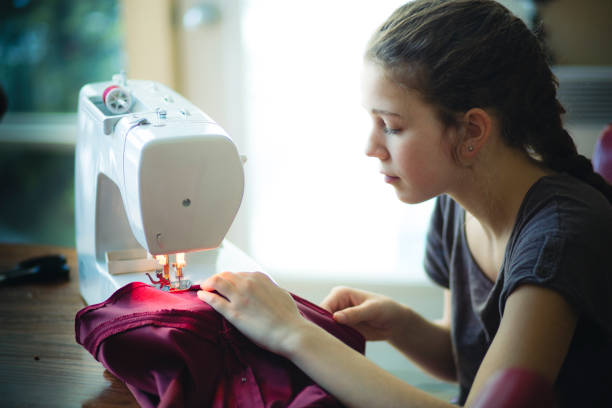istock A young woman who is sewing 1171508632
