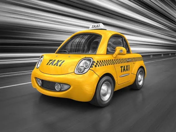 Photo of taxi in the city