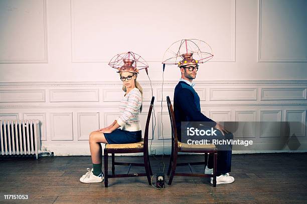 Marriage Counseling Stock Photo - Download Image Now - Humor, Scientific Experiment, Couple - Relationship