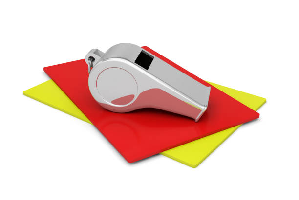 istock whistle card red yellow referee football judge 1171510530