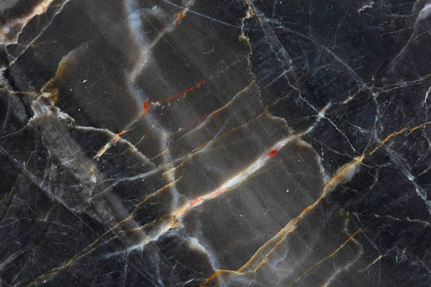 istock Pattern natural of dark gray marble pattern (Russia gold) for interior design. Abstract marble background. 1171512154
