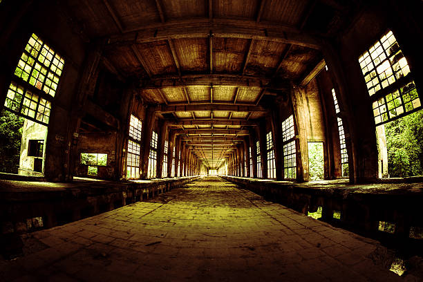 istock Ruined Factory Abandoned Industry Interior Perspective 117151222