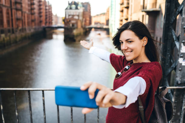 istock Selfie in Hamburg old town 1171513416