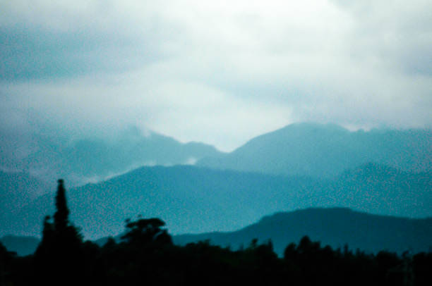 istock Beautiful cloudscape at the sunrise over Longquan mountain range,Chengdu 1171514625