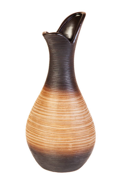 istock Ceramic vase, isolated on white. Souvenir 1171516195