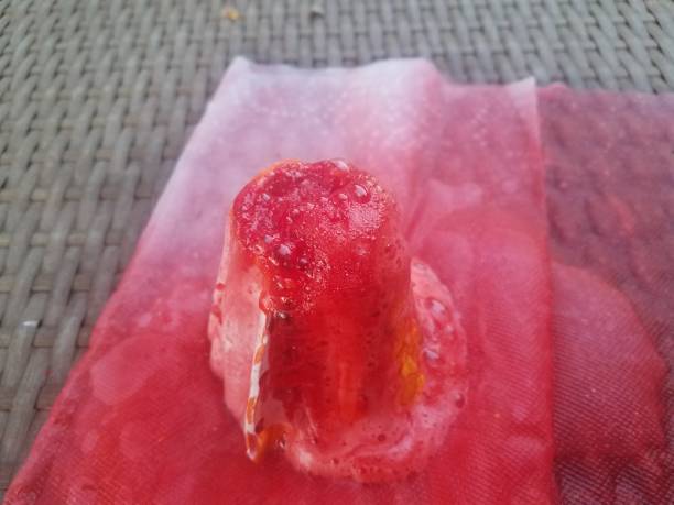 istock plaster volcano with red lava erupting on paper towel 1171517706