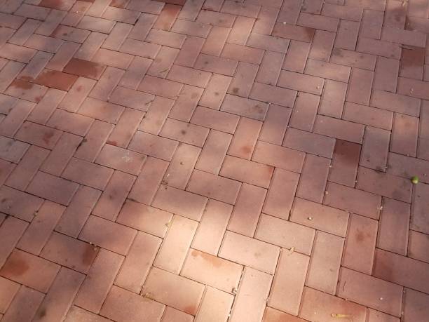 istock red rectangle brick tiles on ground or background 1171522803