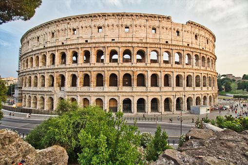Colosseum in Rome, Italy. Historic building with a great architecture.