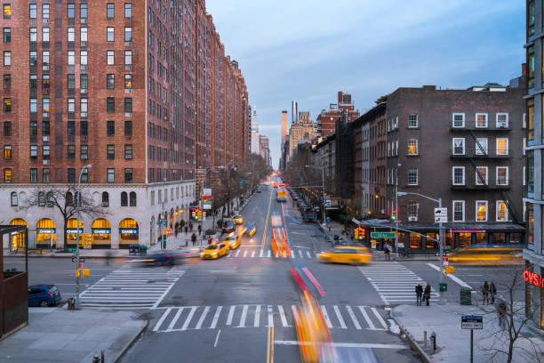 skrzyżowanie nyc - chelsea new york zdjęcia i obrazy z banku zdjęć