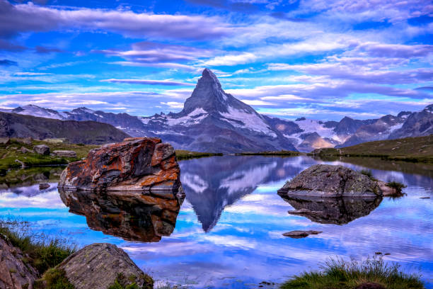 istock Matterhorn and his reflection, Switzerland 1171548155