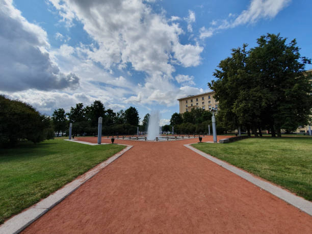 istock Fountain at Nakhimov school 1171548424