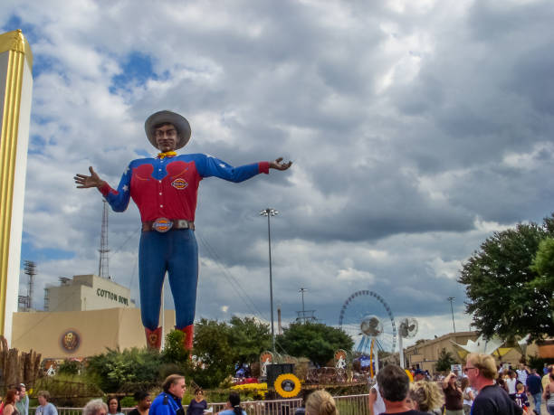 big tex - feria estatal de texas - dallas - fair park fotografías e imágenes de stock