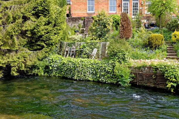 istock Winchester house by the river Itchen 1171553909