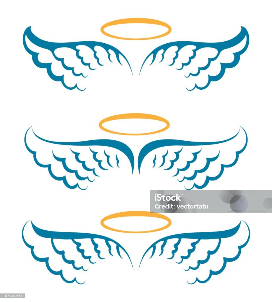 Đôi Cánh Thiên Đường Angeles Hình minh họa Sẵn có - Tải xuống Hình ...