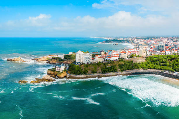 istock Biarritz aerial panoramic view, France 1171564311
