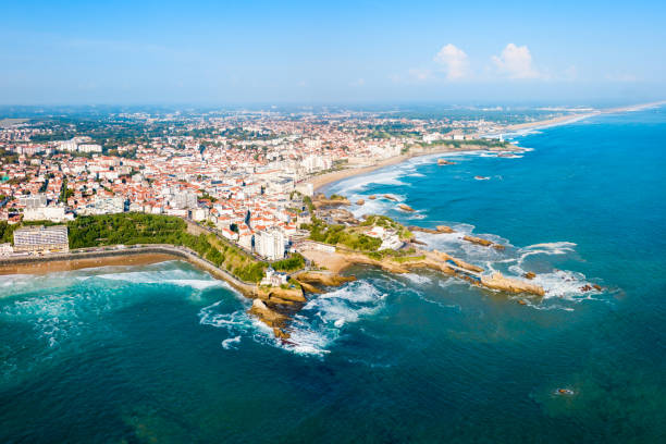 istock Biarritz aerial panoramic view, France 1171564314