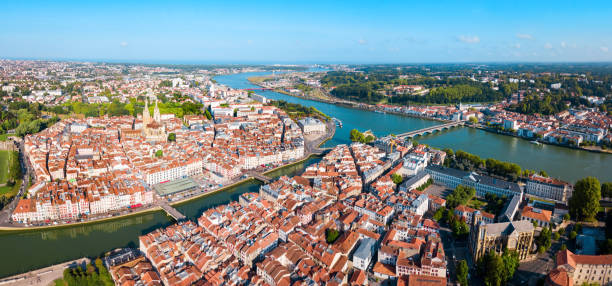 istock Bayonne aerial panoramic view, France 1171564334