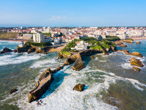 istock Biarritz aerial panoramic view, France 1171564341