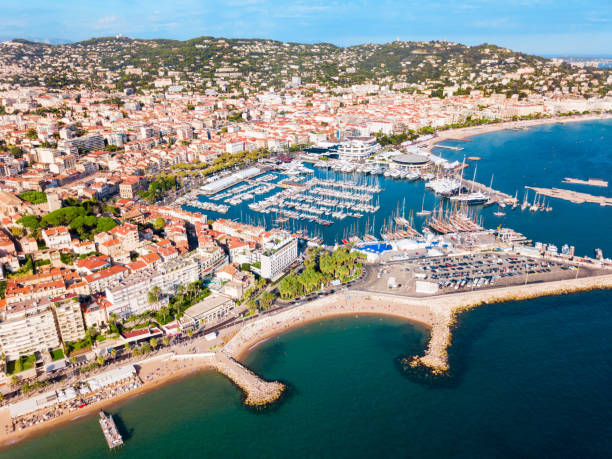 istock Cannes aerial panoramic view, France 1171564438