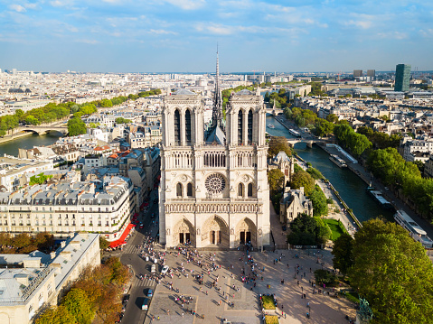 Notre Dame de Paris or Notre-Dame Cathedral is a medieval Catholic cathedral in Paris, France