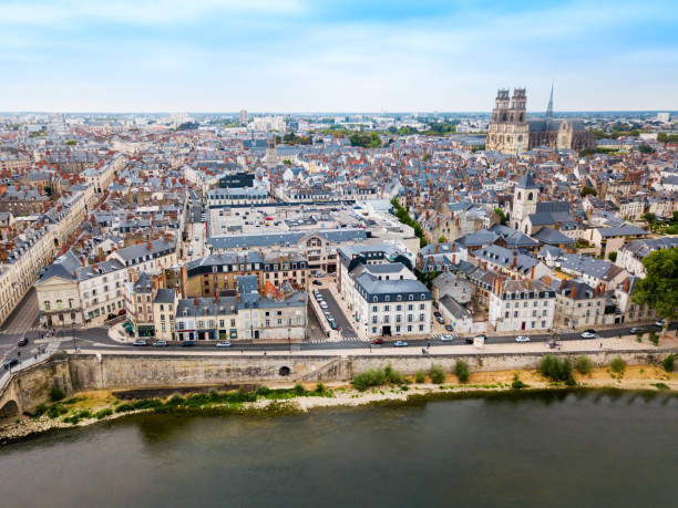istock Orleans aerial panoramic view, France 1171564479