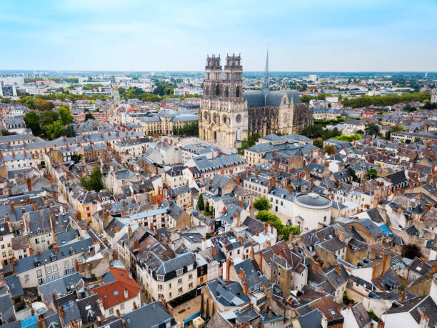 istock Orleans aerial panoramic view, France 1171564491