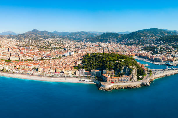 istock Nice aerial panoramic view, France 1171564512