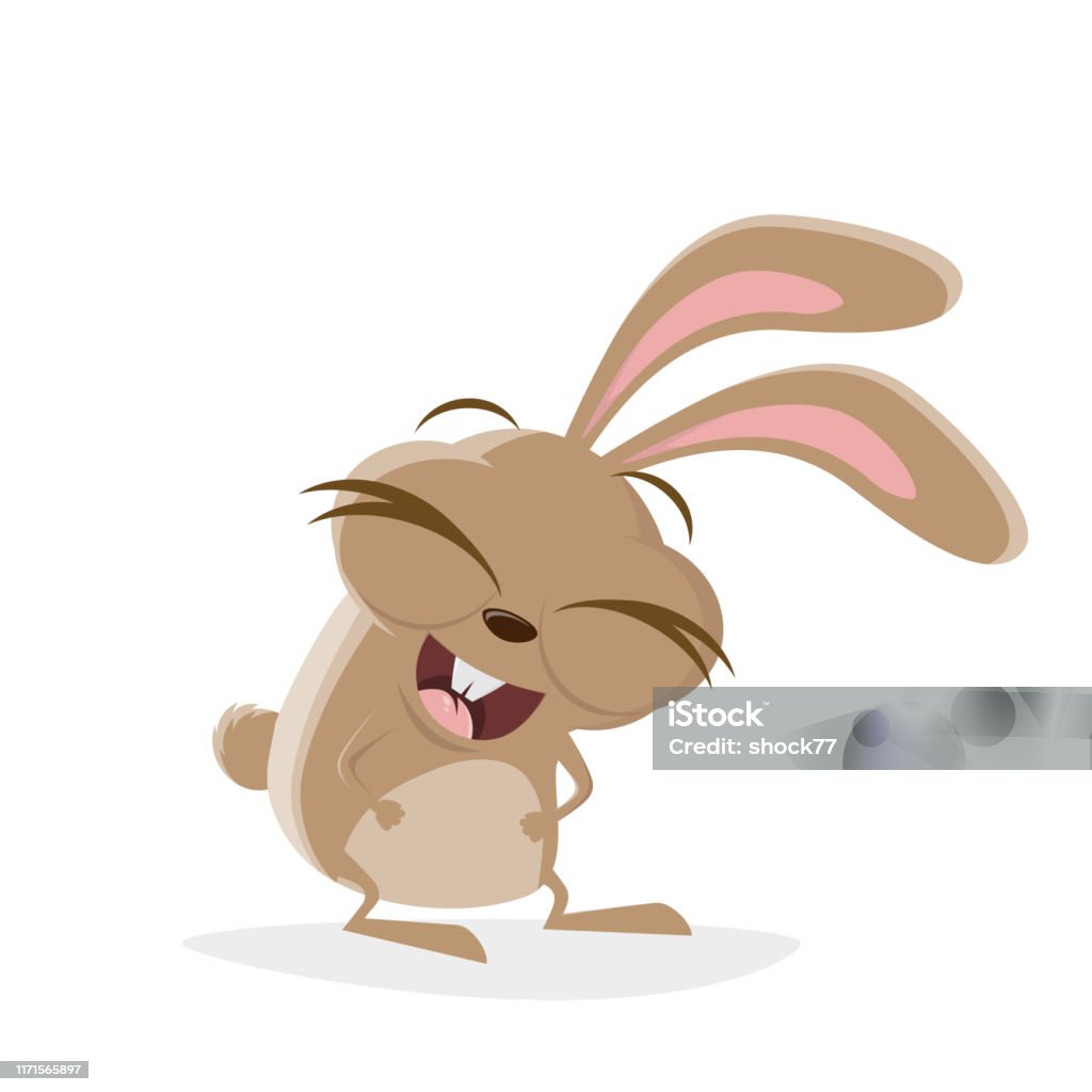 Minh Họa Hoạt Hình Hài Hước Của Một Con Thỏ Cười Hình minh họa Sẵn có - Tải  xuống Hình ảnh Ngay bây giờ - Kỳ quái - Khái niệm, Thỏ -