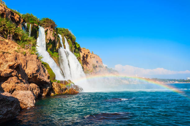 istock Duden waterfall park in Antalya 1171571508