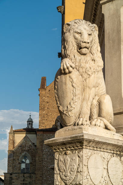 istock Original lion statue at outside a building 1171571615